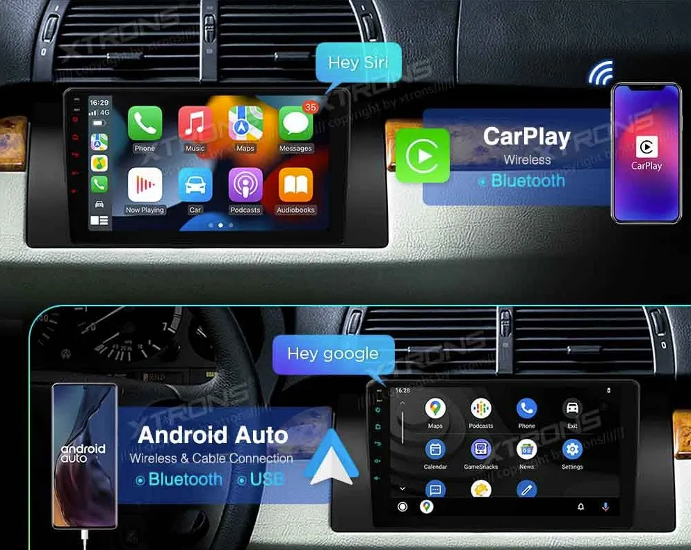 BMW X5 E53 | Android 14 | 9 inch | 4GB/64GB/8Core | Multimedija Xtrons PXP9453BGDAB