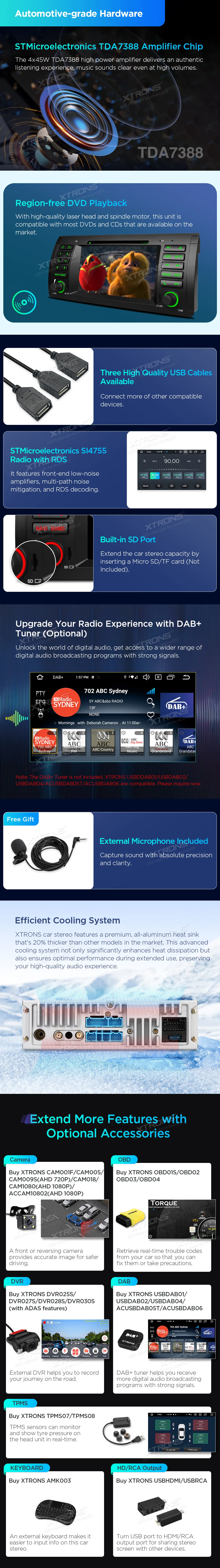 BMW X5 E53 | Android 14 | 7 inch | 4GB/64GB/8Core | Multimedija Xtrons PX7453BGS