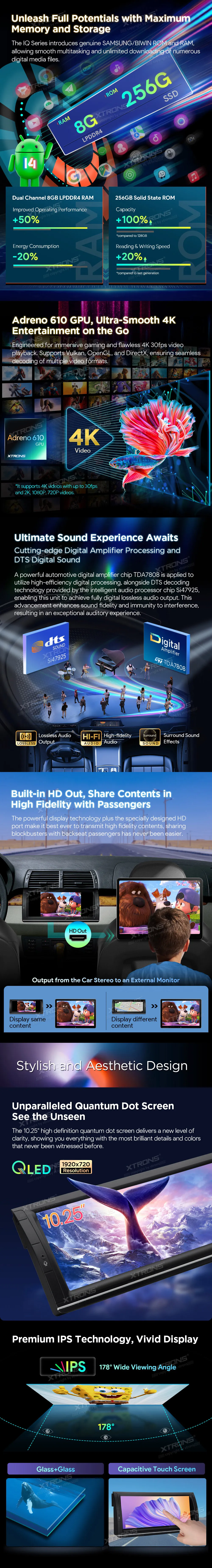 Moderni Android 14 multimedija BMW X5 E53 su 10.25" QLED ekranu, Snapdragon, 8+256 GB, DSP, 4G LTE, CarPlay ir Android Auto.