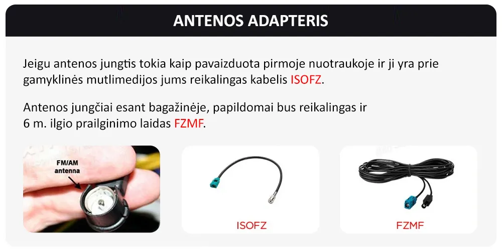 Suderinama su BMW X5 E53 (1999–2006 m.) modeliais. Skirta montuoti vietoje originalaus ekrano – be papildomų modifikacijų.