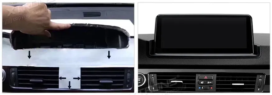 BMW E90 E91 E92 E93 be ekrano | Android OS | 10.25 inch | 4GB/64GB/8Core | Multimedija Xtrons QTB1090UNL