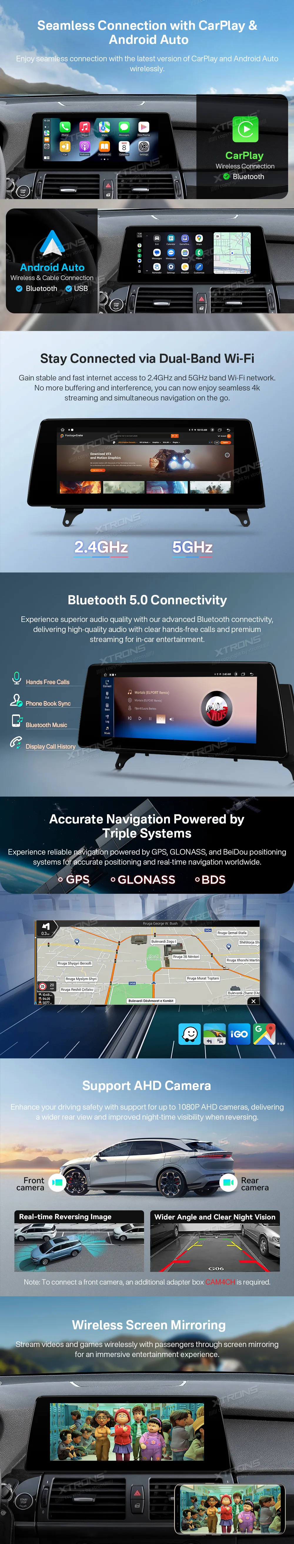 BMW X5 E70 X6 E71 CCC | Android OS | 10.25 inch | 2GB/64GB/8Core | Multimedija Xtrons QTB10X5CCL