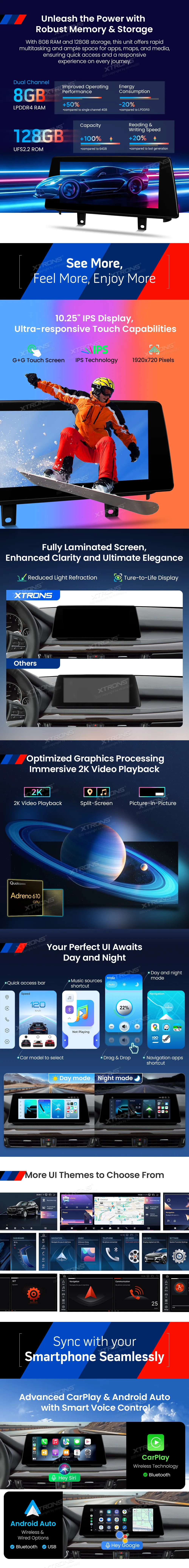 BMW X5 F15 X6 E16 NBT | Android OS | 10.25 inch | 8GB/128GB/8Core Snapdragon 662 | Multimedija Xtrons QBBH14NB12X5N