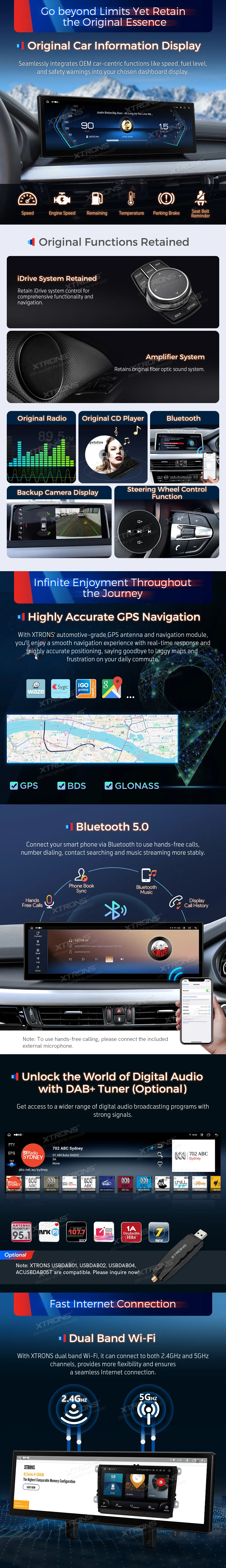 BMW X5 F15 X6 E16 EVO | Android OS | 14.9 inch | 8GB/128GB/8Core | Multimedija Xtrons QLBH44X5EV3