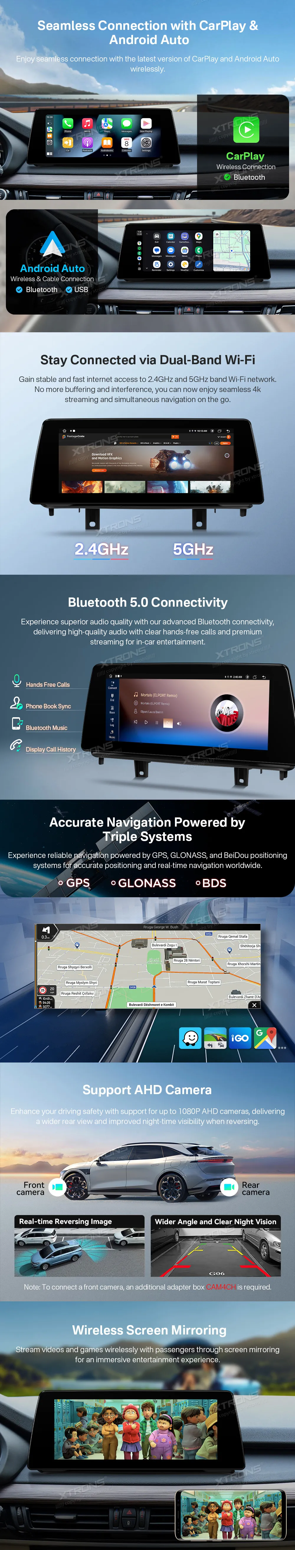 BMW X5 F15 X6 E16 NBT | Android OS | 10.25 inch | 2GB/64GB/8Core | Multimedija Xtrons QTB10X5NB