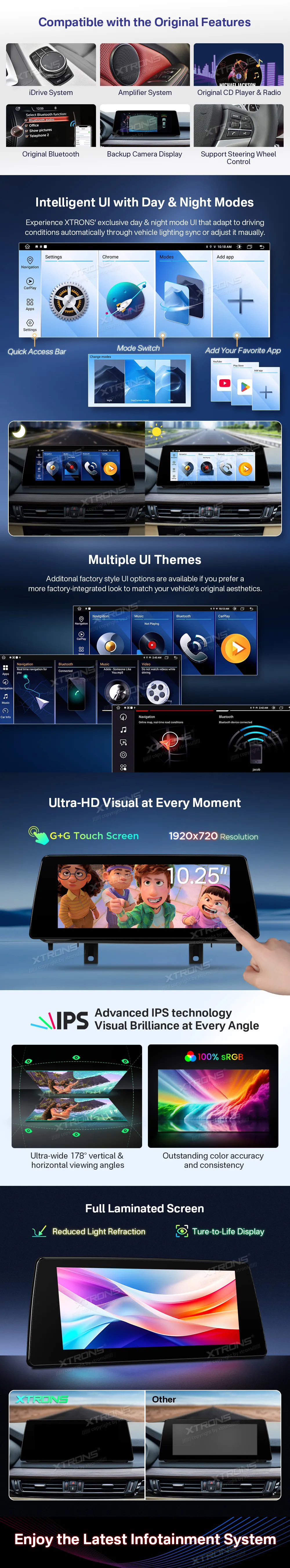 BMW X5 F15 X6 E16 NBT | Android OS | 10.25 inch | 2GB/64GB/8Core | Multimedija Xtrons QTB10X5NB