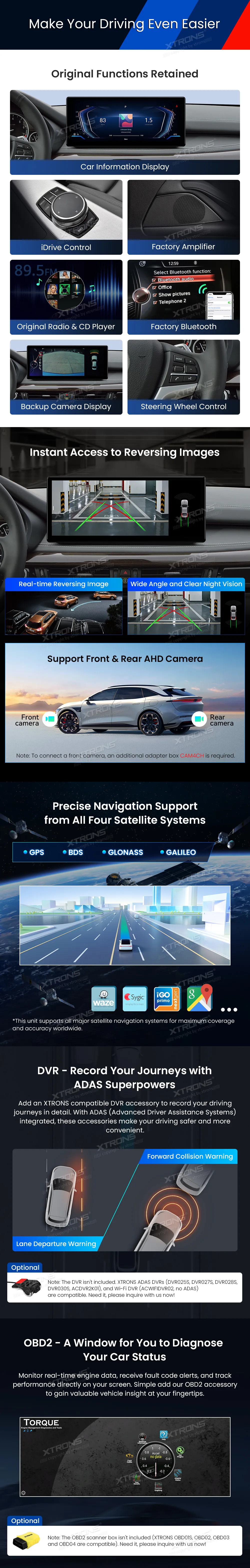 BMW X5 F15 X6 E16 NBT | Android 14 | 12.3 inch | 8GB/256GB/8Core Snapdragon 685 | Multimedija Xtrons QWBX24NB12X5N