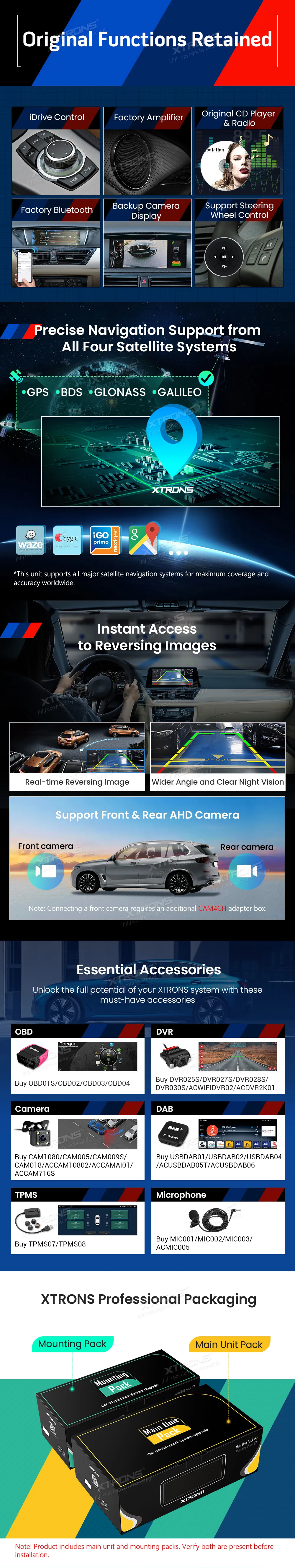 BMW X1 E84 CIC | Android OS | 10.25 inch | 8GB/128GB/8Core Snapdragon 662 | Multimedija Xtrons QBBH14CIB12X1