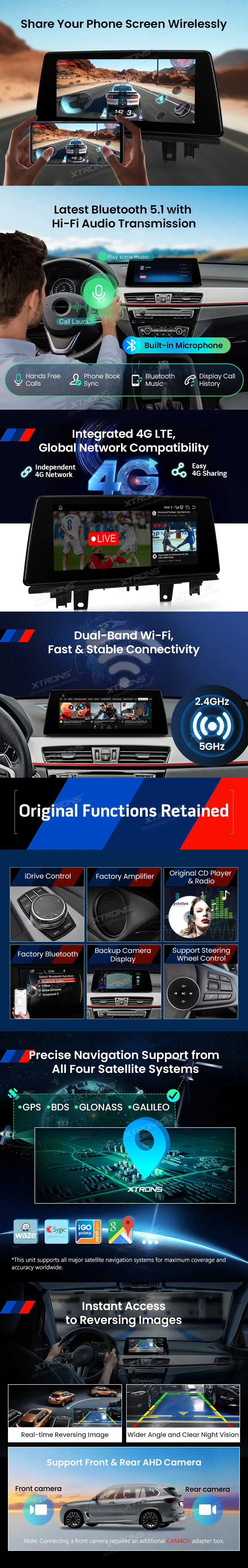 BMW X1 E84 NBT | Android OS | 10.25 inch | 8GB/128GB/8Core Snapdragon 662 | Multimedija Xtrons QBBH14NB12X1N