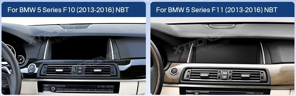 BMW 5 F10 F11 NBT | Android OS | 10.25 inch | 2GB/64GB/8Core | Multimedija Xtrons QTB10FVNB