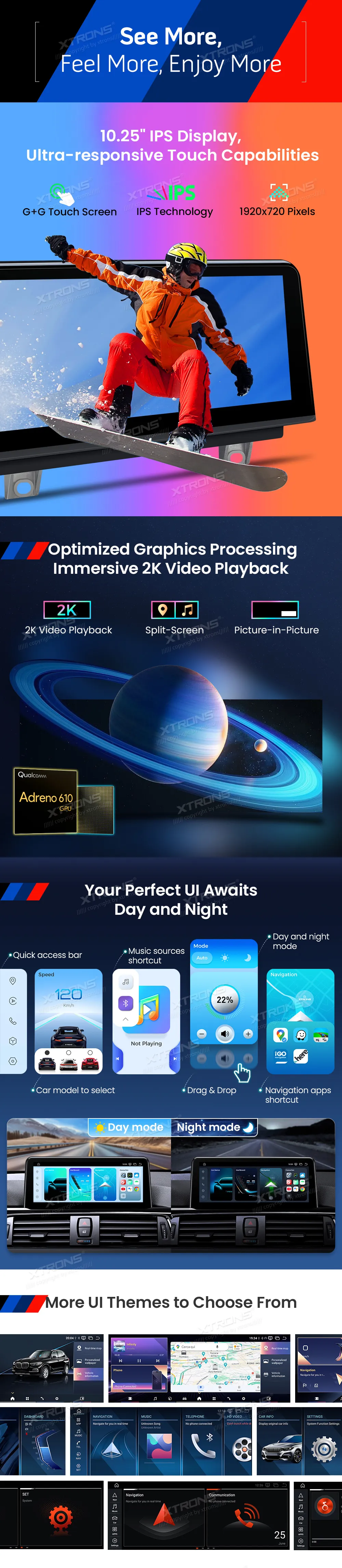 BMW 3/4 Serija 2013-2019 NBT | Android OS | 12.25 inch | 8GB/128GB/8Core Snapdragon 662 | Multimedija Xtrons QBBH14NBTH