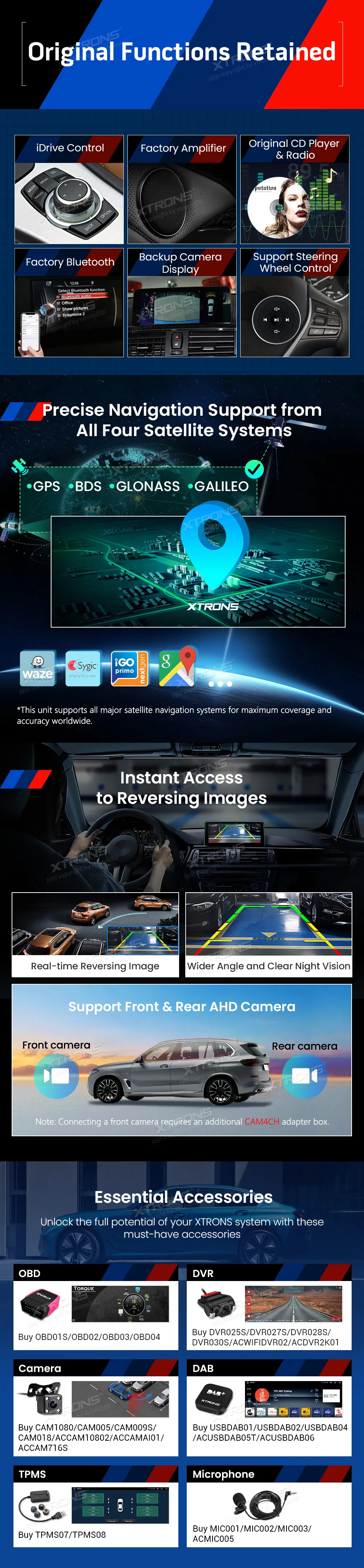 BMW 3/4 Serija 2013-2019 NBT | Android OS | 12.25 inch | 8GB/128GB/8Core Snapdragon 662 | Multimedija Xtrons QBBH14NBTH