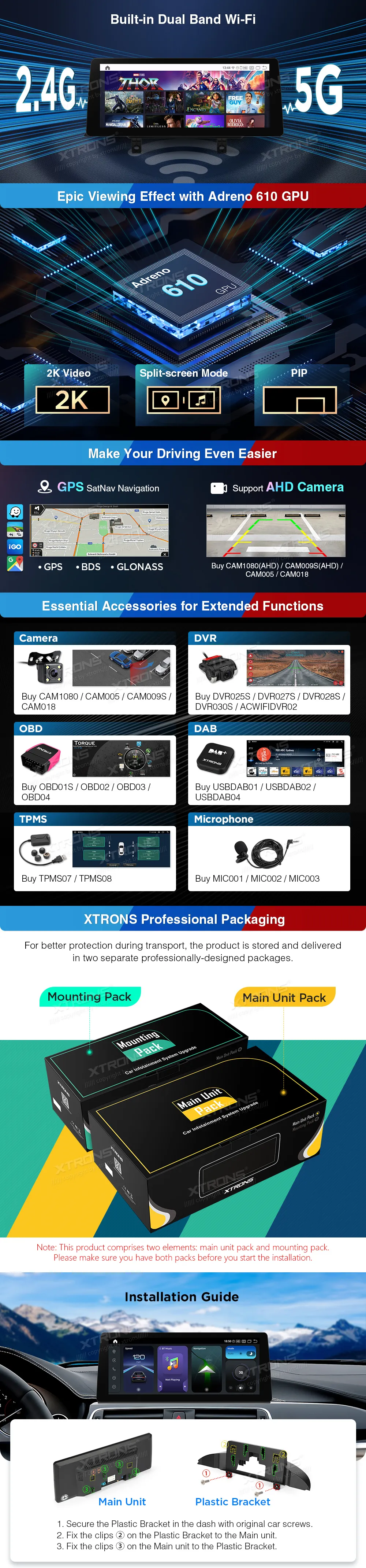 BMW 3/4 Serija 2013-2016 NBT | Android 13 | 12.3 inch | 8GB/128GB/8Core Snapdragon 680 | Multimedija Xtrons QGB24NB12THL