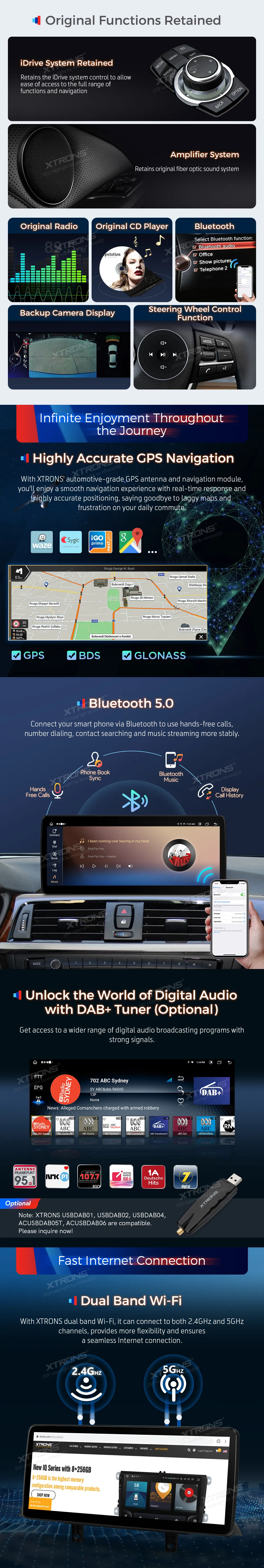 BMW 3/4 Serija 2013-2019 NBT | Android OS | 12.3 inch | 4GB/64GB/8Core | Multimedija Xtrons QLB22NBTHL