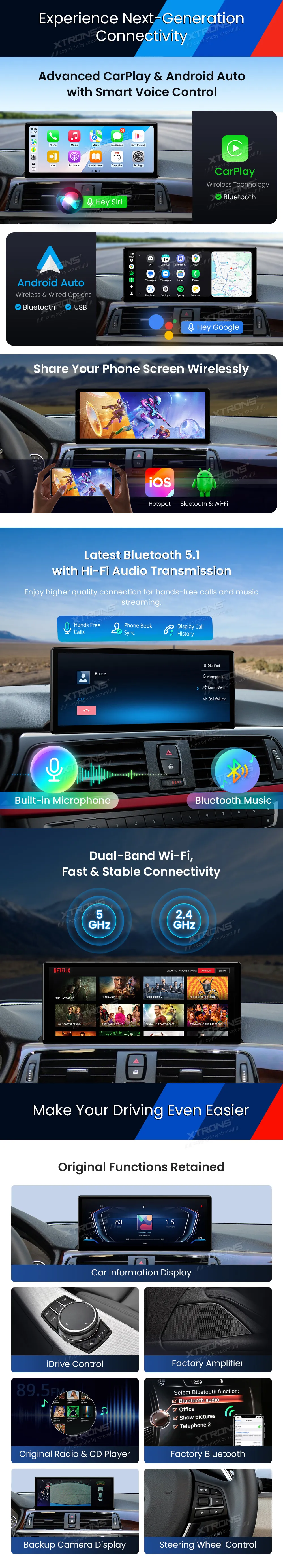 BMW 3/4 Serija 2013-2019 NBT | Android 14 | 12.3 inch | 8GB/256GB/8Core Snapdragon 685 | Multimedija Xtrons QWBX24NB12THL