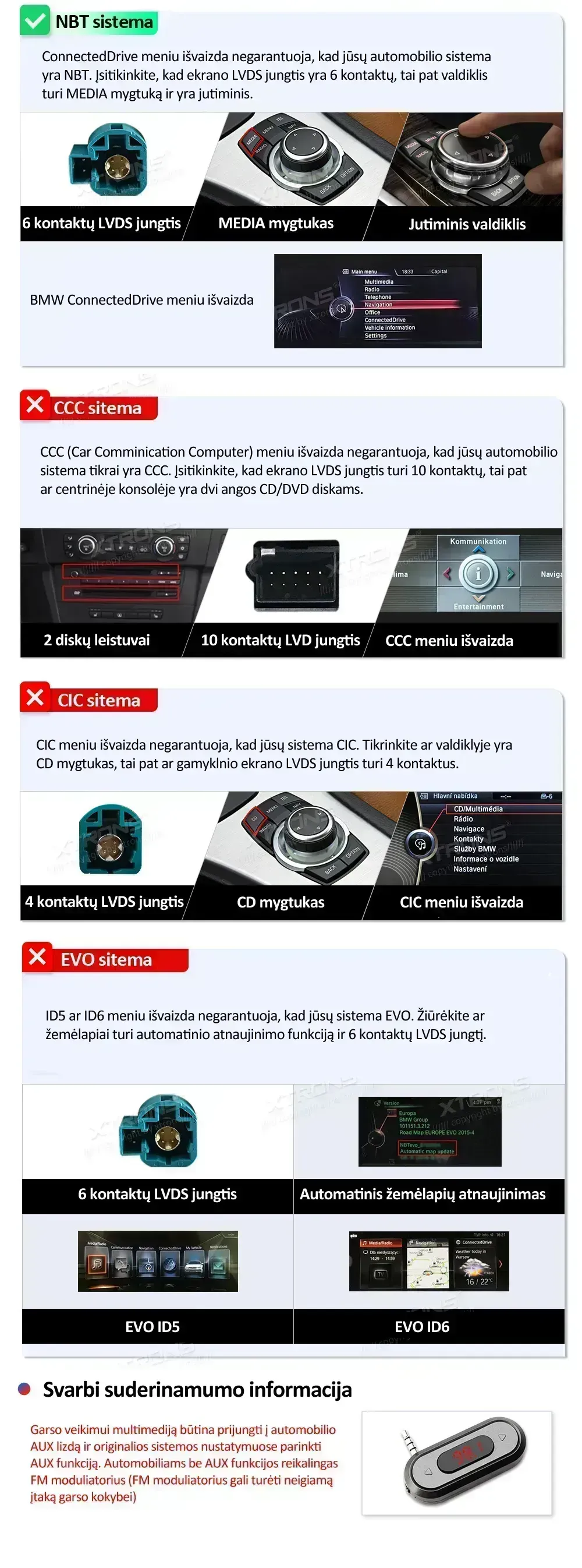 BMW 3/4 Serija 2013-2019 NBT | Android 14 | 12.3 inch | 8GB/256GB/8Core Snapdragon 685 | Multimedija Xtrons QWBX24NB12THL