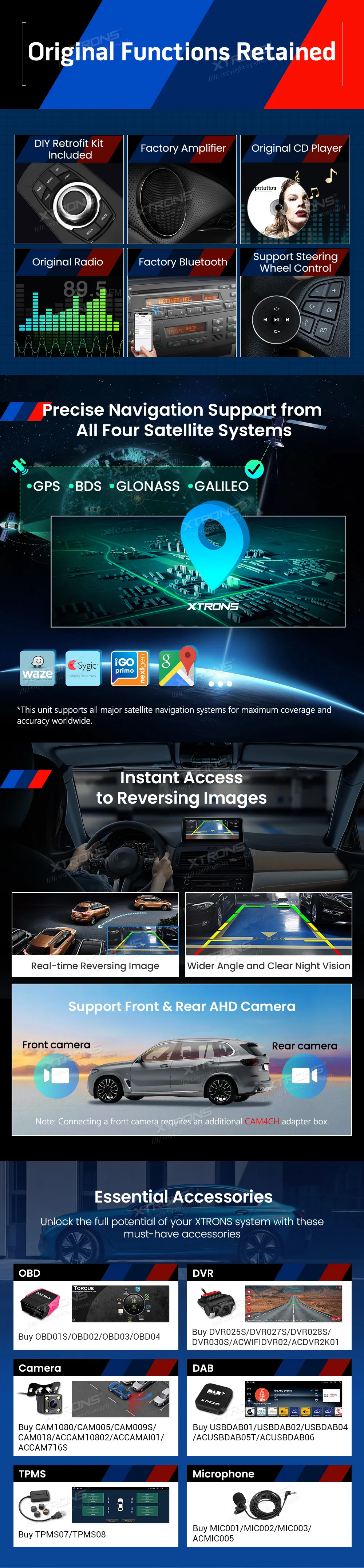 BMW X3 E83 be ekrano | Android OS | 10.25 inch | 8GB/128GB/8Core Snapdragon 662 | Multimedija Xtrons QBBH14X3UNL