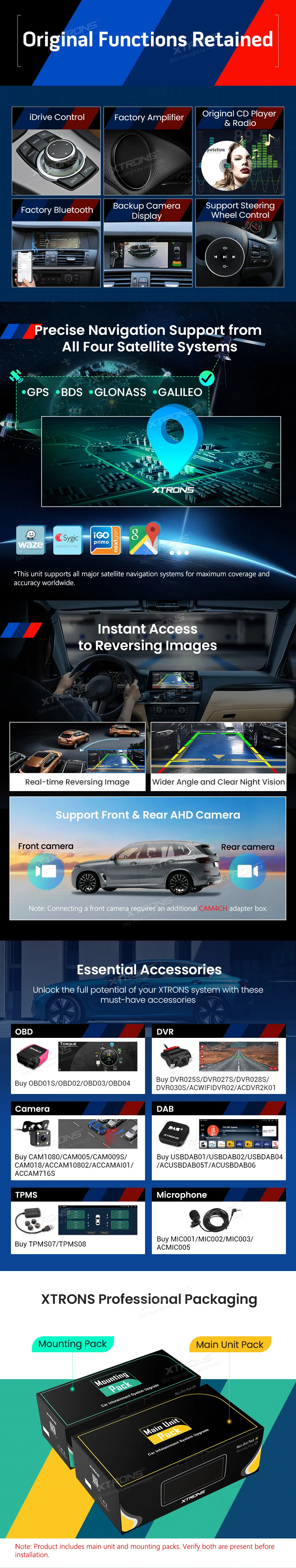 BMW X3 F25 CIC | Android OS | 10.25 inch | 8GB/128GB/8Core Snapdragon 662 | Multimedija Xtrons QBBH14CIB12X3