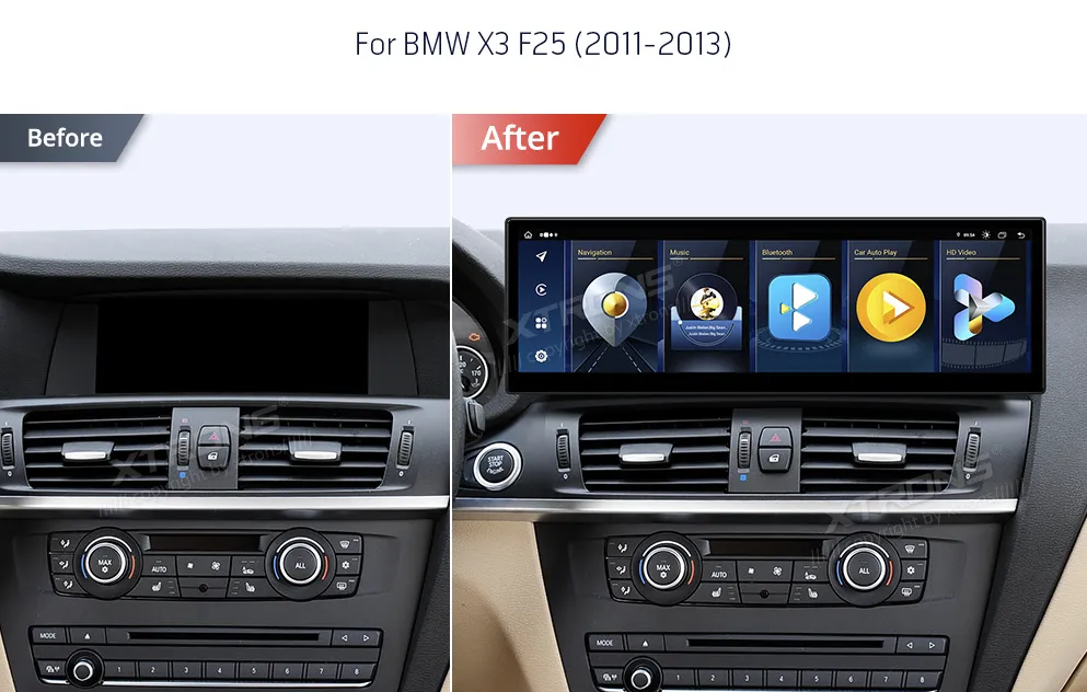 BMW X3 F25 CIC | Android OS | 14.9 inch | 8GB/128GB/8Core | Multimedija Xtrons QLBH44X3CI3