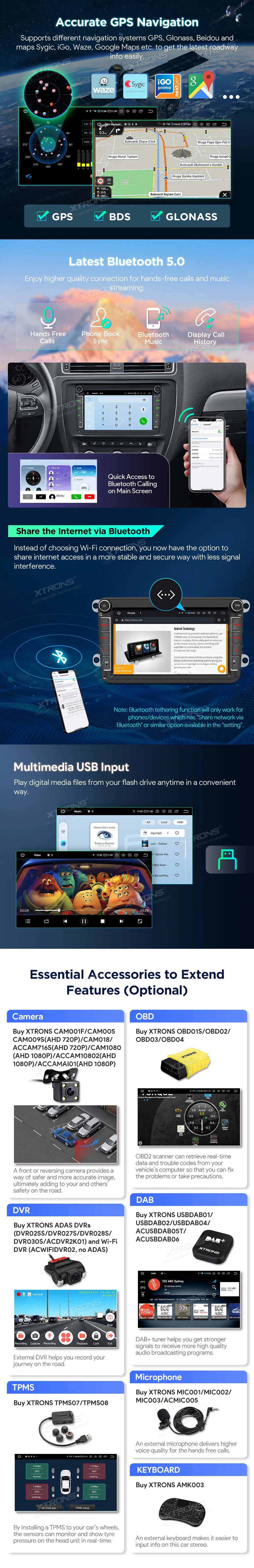 Volkswagen / Škoda / SEAT | Android 14 | 8inch QLED | 8GB/256GB/8Core Snapdragon 665 | Multimedija Xtrons IQ84MTVP