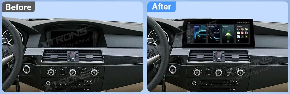 BMW E60 E61 CCC | Android 14 | 12.3 inch | 8GB/128GB/8Core Snapdragon 680 | Multimedija Xtrons QGB24CCB12E60