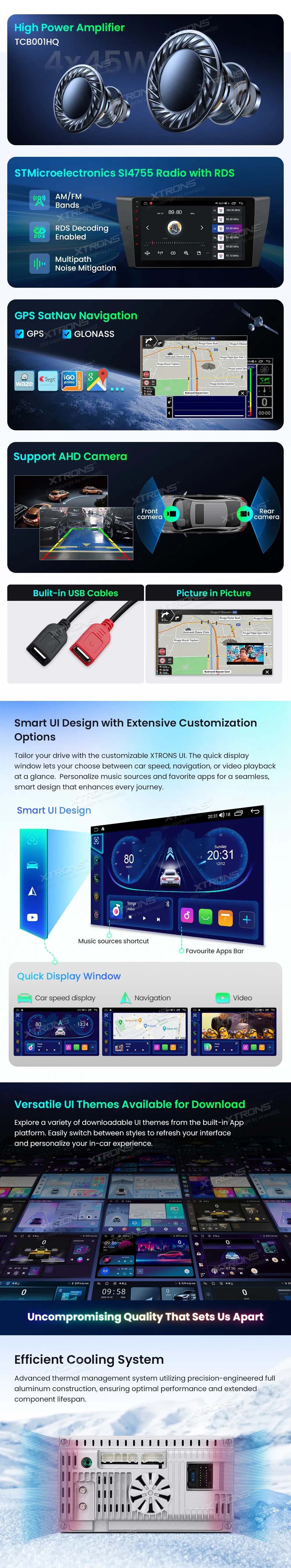 BMW E90 E91 E92 E93 be ekrano | Android OS | 9 inch | 4GB/64GB/8Core | Multimedija Xtrons IDP9090B