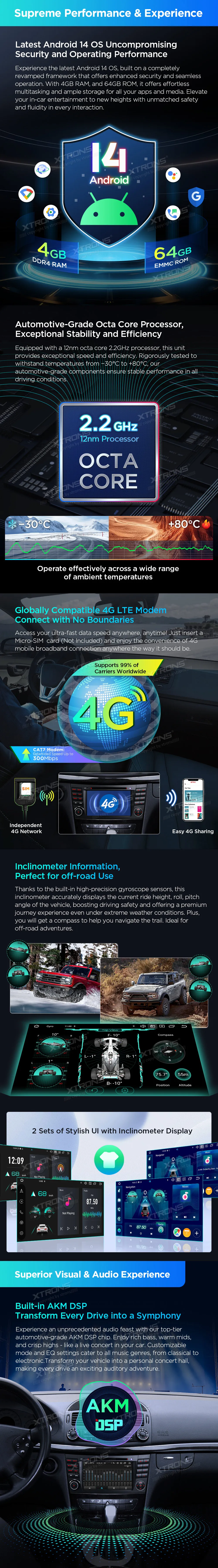 MB E W211 / CLS W219 | Android 14 | 7 inch | 4GB/64GB/8Core | Multimedija Xtrons PX74M211GS