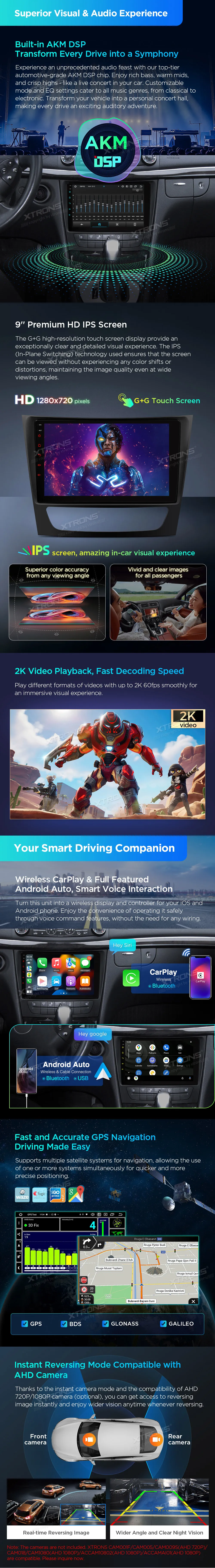 MB E W211 / CLS W219 | Android 14 | 9 inch | 4GB/64GB/8Core | Multimedija Xtrons PXP94M211GDAB