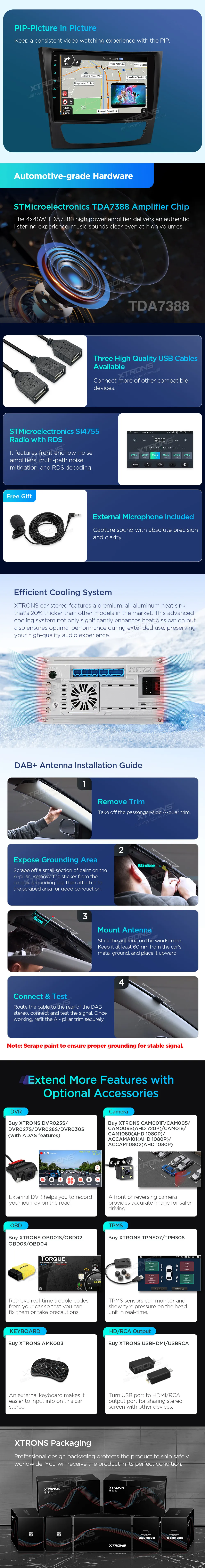 MB E W211 / CLS W219 | Android 14 | 9 inch | 4GB/64GB/8Core | Multimedija Xtrons PXP94M211GDAB