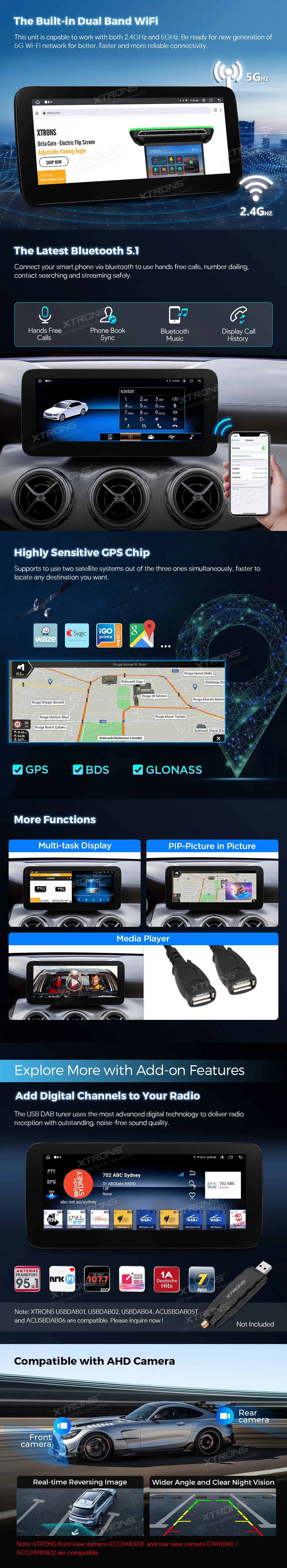 MB E W212/S212 NTG 5.0/5.1/5.2/ | Android 14 | 10.25 inch | 4GB/64GB/8Core | Multimedija Xtrons QAMS1450M12EL