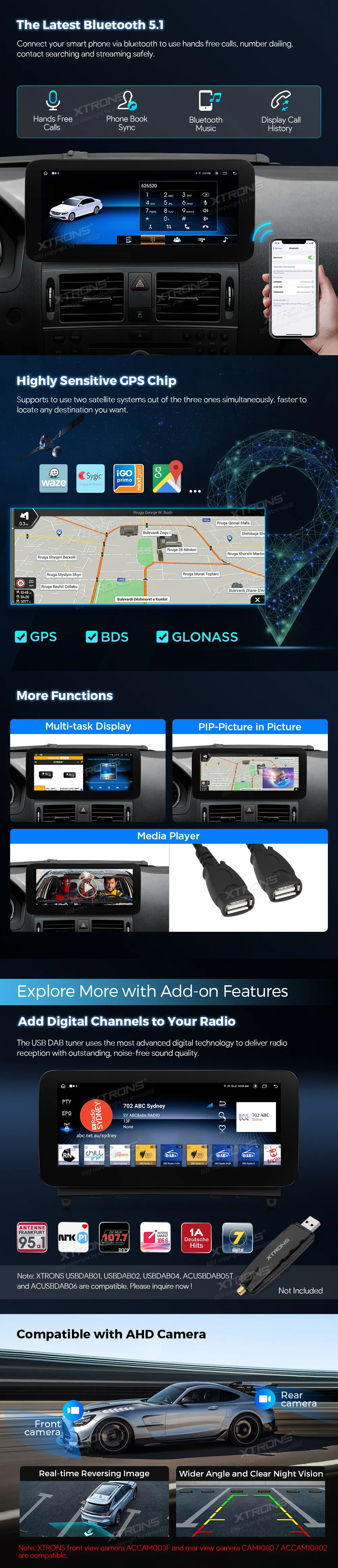 MB CLS W218/C218 NTG 4.0 | Android OS | 10.25 inch | 4GB/64GB/8Core | Multimedija Xtrons QAMS1440M12CLS