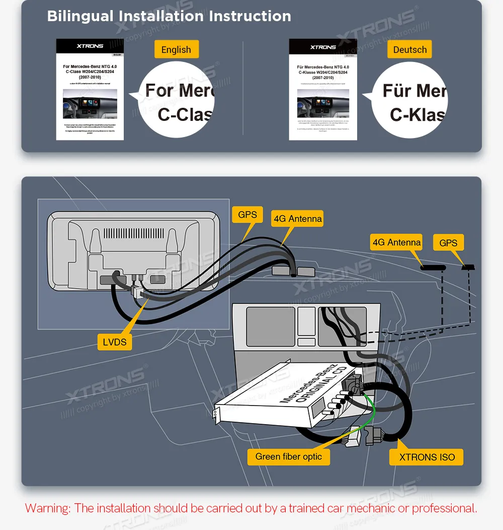 MB CLS W218/C218 NTG 4.0 | Android OS | 10.25 inch | 4GB/64GB/8Core | Multimedija Xtrons QAMS1440M12CLS