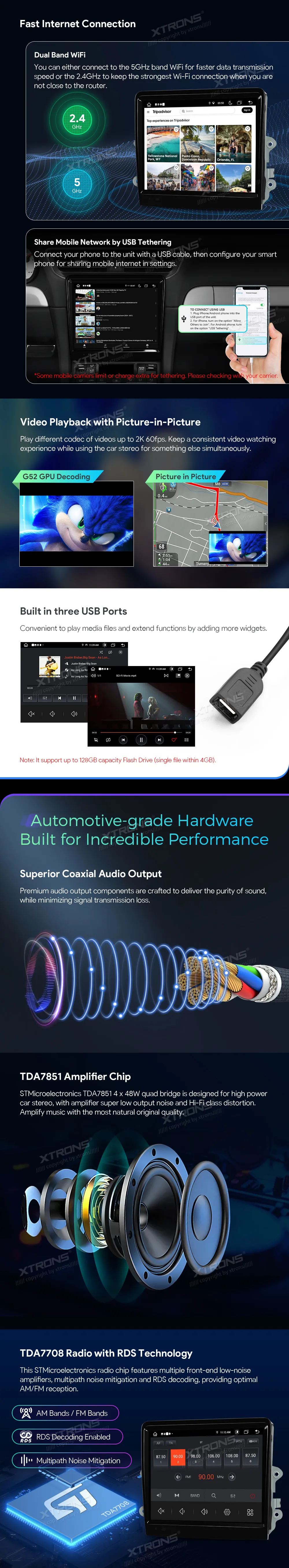 Porsche 911/Cayman/Boxster PCM 3.1 | Android OS | 8.4 inch | 4GB/64GB/8Core | Multimedija Xtrons IA84BSTPT