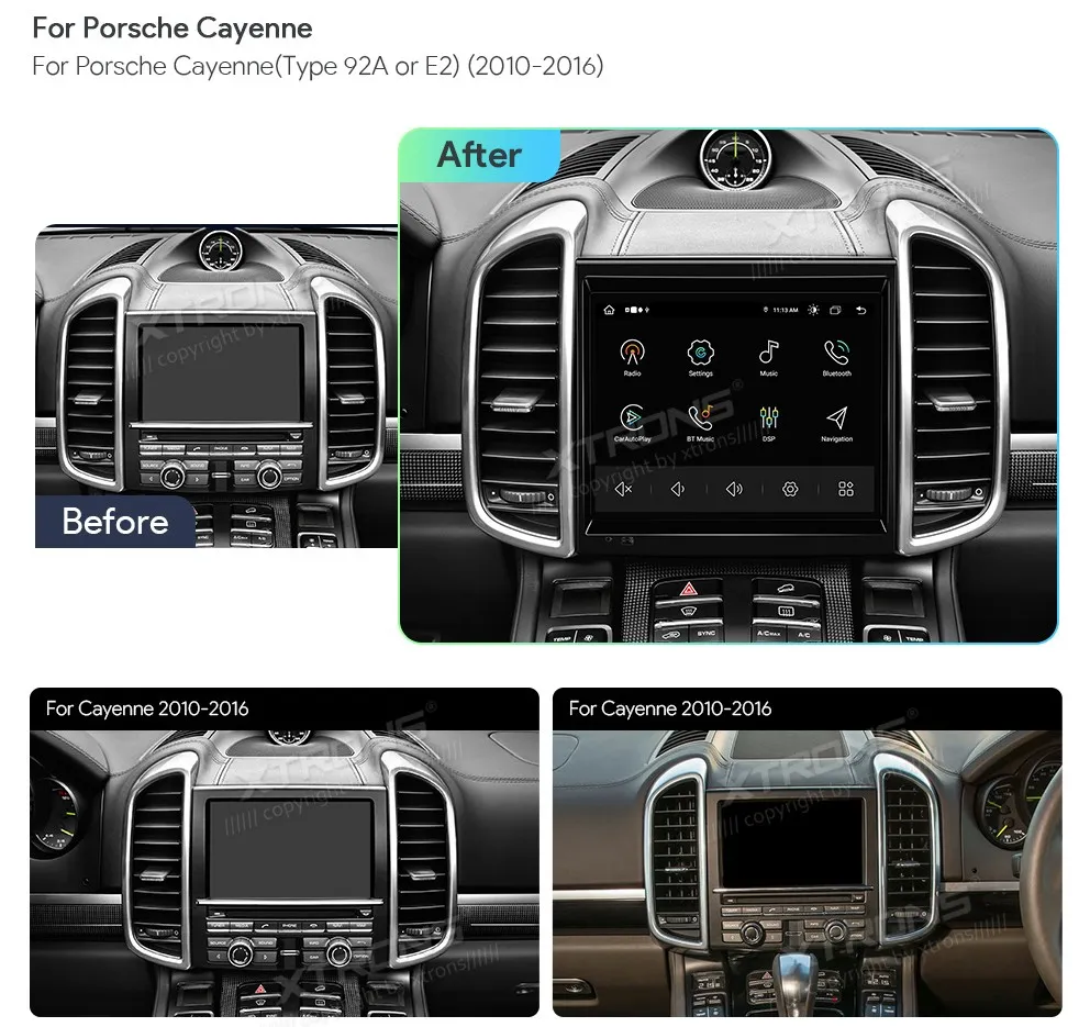 Porsche 911/Cayman/Boxster PCM 3.1 | Android OS | 8.4 inch | 4GB/64GB/8Core | Multimedija Xtrons IA84KYPT
