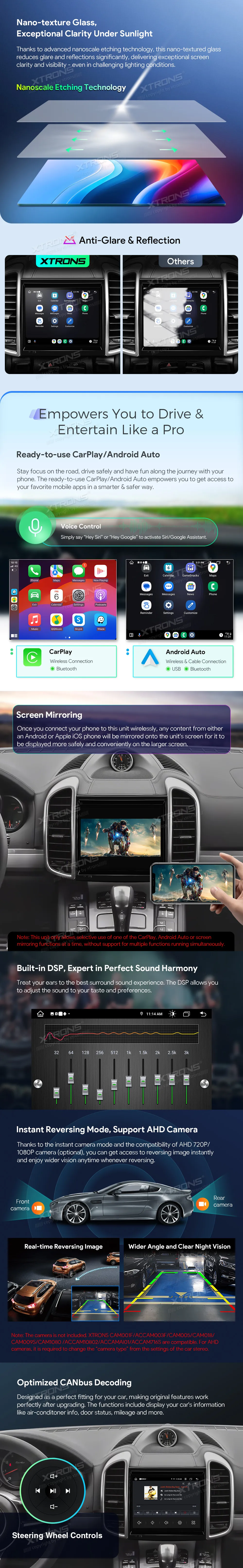 Porsche Cayenne 2010-2016 PCM 3.1 | Android OS | 8.4 inch | 4GB/64GB/8Core | Multimedija Xtrons IAH84KYPT