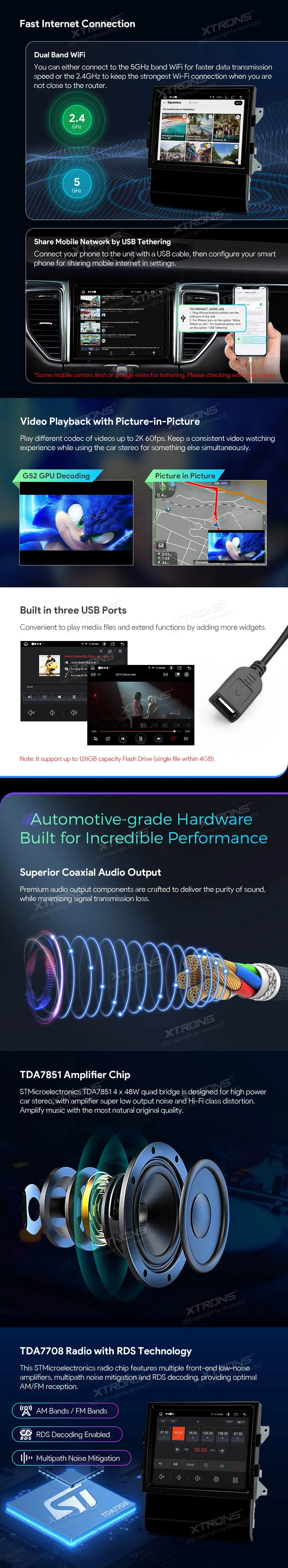 Porsche Macan 2014-2016 PCM 3.1 | Android OS | 8.4 inch | 4GB/64GB/8Core | Multimedija Xtrons IA84MCPT