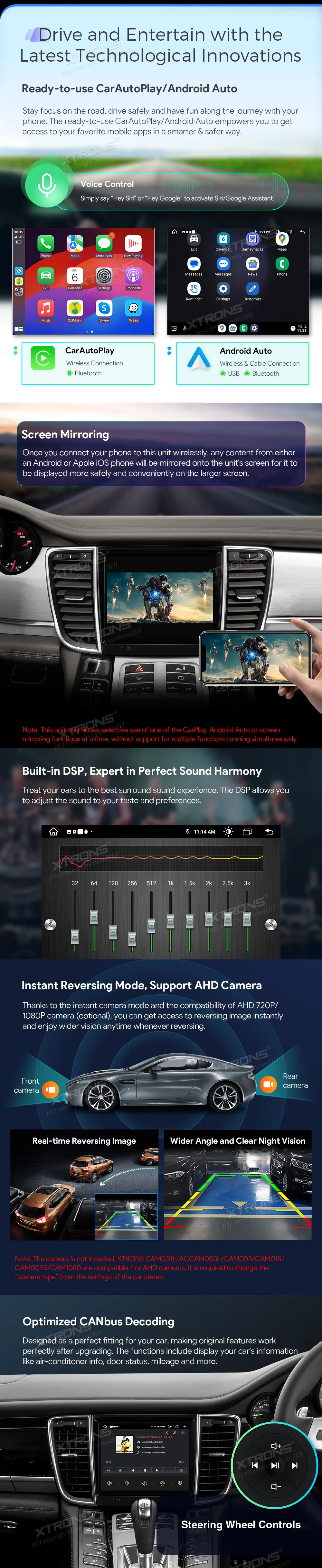 Porsche Panamera 2010-2016 PCM 3.1 | Android OS | 8.4 inch | 4GB/64GB/8Core | Multimedija Xtrons IA84MCPT