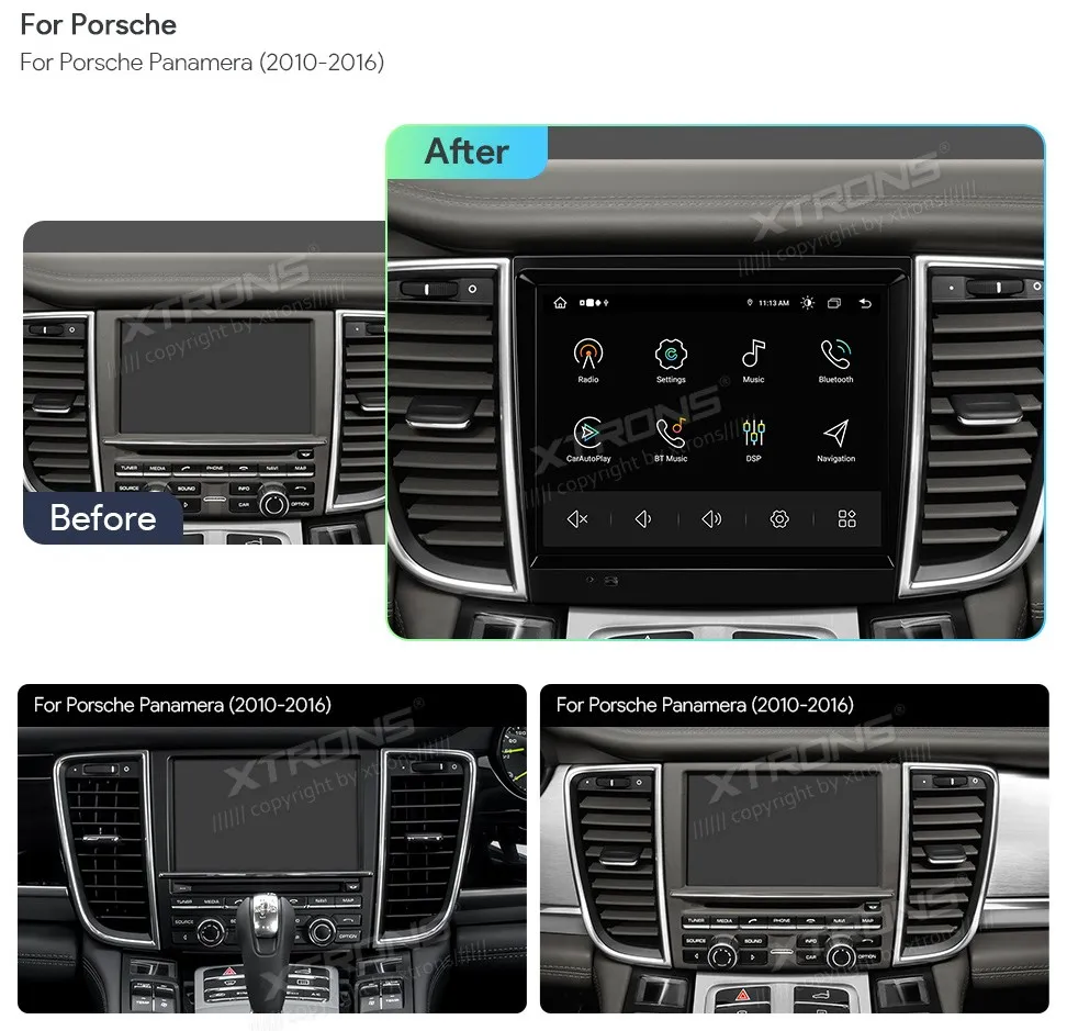 Porsche Panamera 2010-2016 PCM 3.1 | Android OS | 8.4 inch | 4GB/64GB/8Core | Multimedija Xtrons IA84MCPT