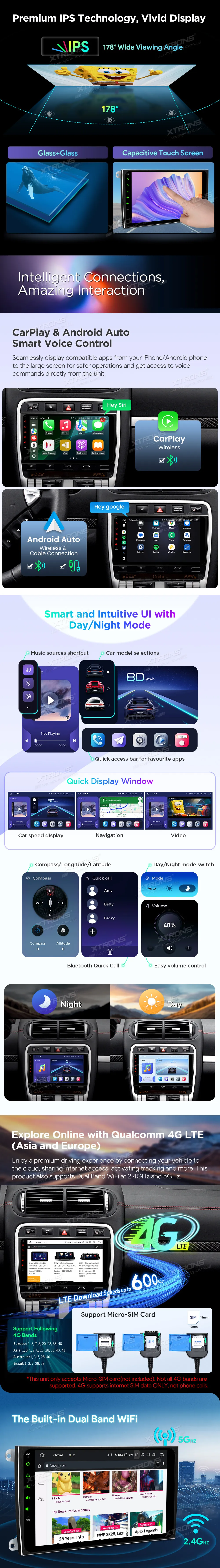Porsche Cayenne 2003-2010 | Android 14 | 9 inch QLED | 8GB/256GB/8Core Snapdragon 665 | Multimedija Xtrons IQ94CYPP