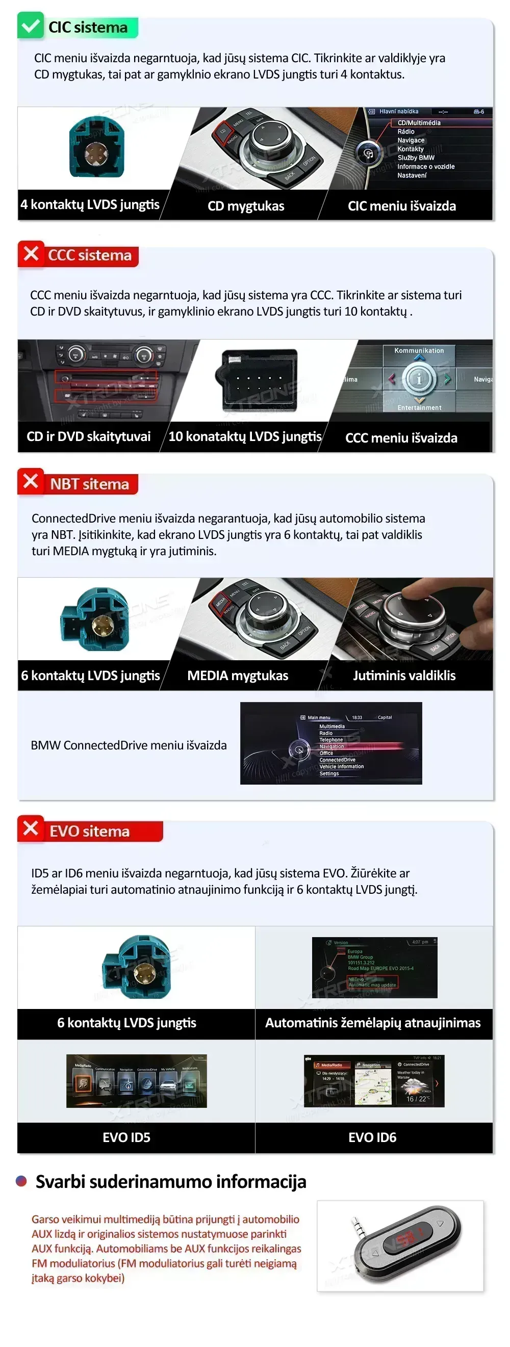 BMW E60 E61 CIC | Android 12 | 12.3 inch | 8GB/128GB/8Core Snapdragon 662 | Multimedija Xtrons QXB2260CIP