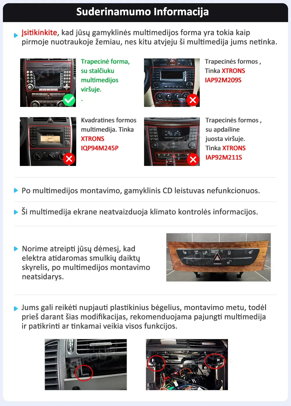 MB SLK R171 2004-2011 | Android 14 | 9 inch QLED | 8GB/256GB/8Core Snapdragon 665 | Multimedija Xtrons IQP94M350P