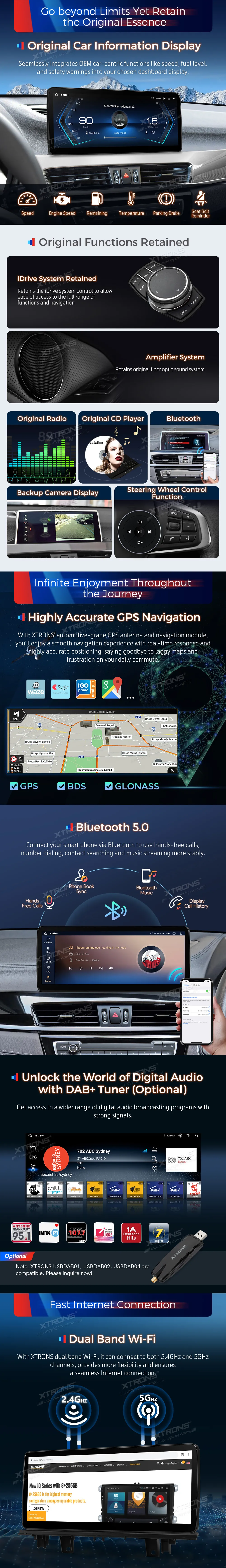 BMW X1 F48 / X2 F39 EVO | Android 14 | 12.3 inch | 8GB/128GB/8Core | Multimedija Xtrons QLB22EVB12X1N