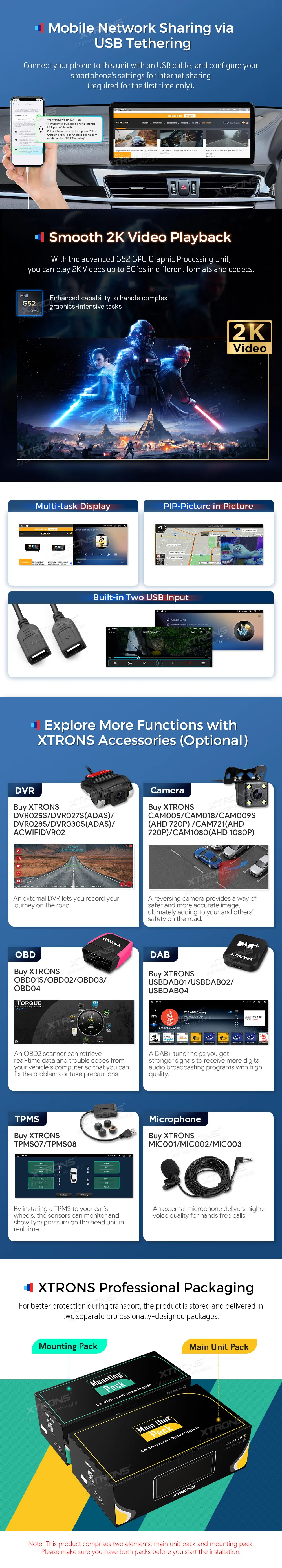 BMW X1 F48 / X2 F39 EVO | Android 14 | 12.3 inch | 8GB/128GB/8Core | Multimedija Xtrons QLB22EVB12X1N