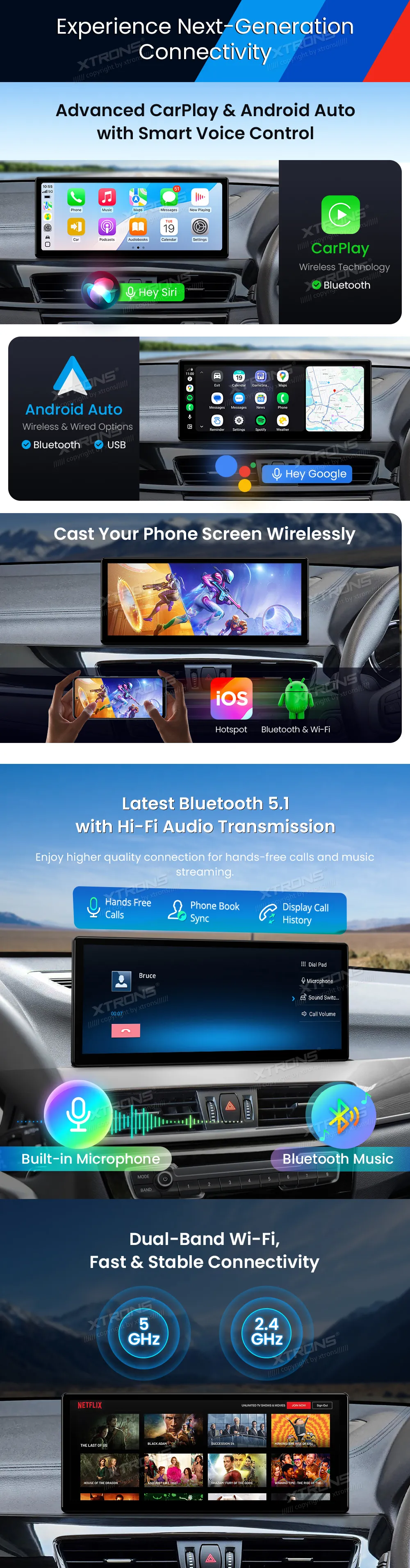 BMW X1 F48 / X2 F39 EVO | Android 14 | 12.3 inch | 8GB/256GB/8Core Snapdragon 685 | Multimedija Xtrons QWBX24EVB12X1N