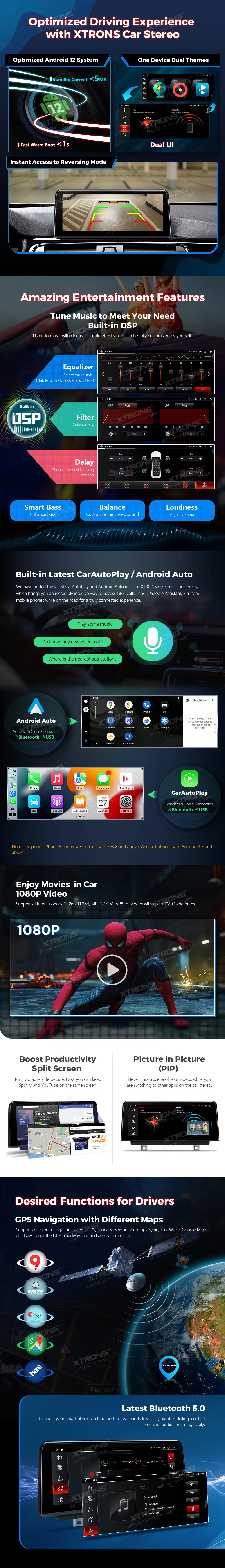 BMW 3/4 Serija 2013-2019 NBT | Android 12 | 10.25 inch | 2GB/32GB/8Core | Multimedija Xtrons QEB12NBTH