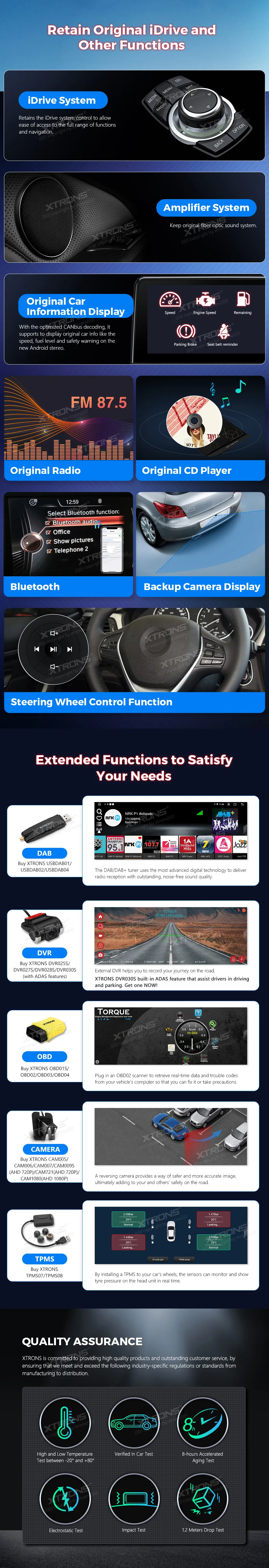 BMW 3/4 Serija 2013-2019 NBT | Android 12 | 10.25 inch | 2GB/32GB/8Core | Multimedija Xtrons QEB12NBTH