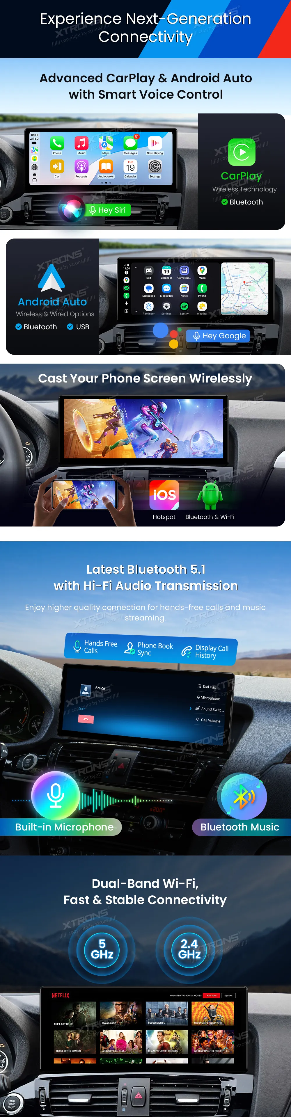 BMW X3 F25 / X4 F26 EVO | Android 14 | 12.3 inch | 8GB/256GB/8Core Snapdragon 685 | Multimedija Xtrons QWBX24EVB12X3