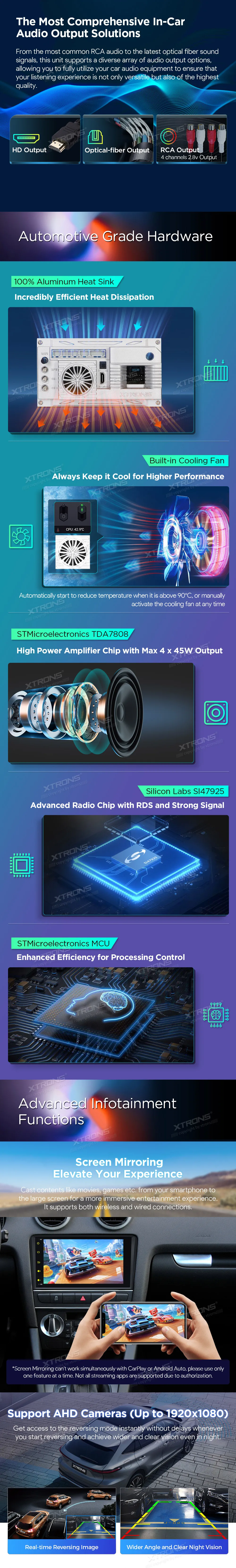 Audi A3 S3 RS3 | Android 14 | 8 inch QLED | 8GB/256GB/8Core Snapdragon 665  | Multimedija Xtrons IQ84A3AP