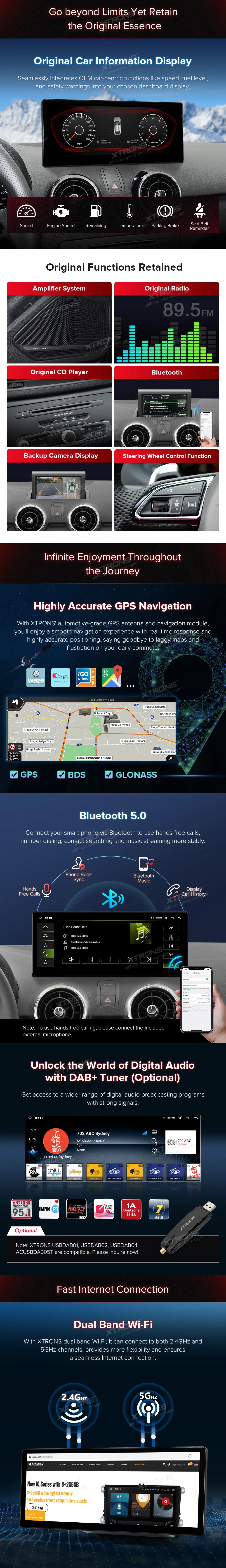 Audi A1 MMI 3G/3G+/RMC  | Android OS | 12.3 inch | 4GB/64GB/8Core | Multimedija Xtrons QLA23A1