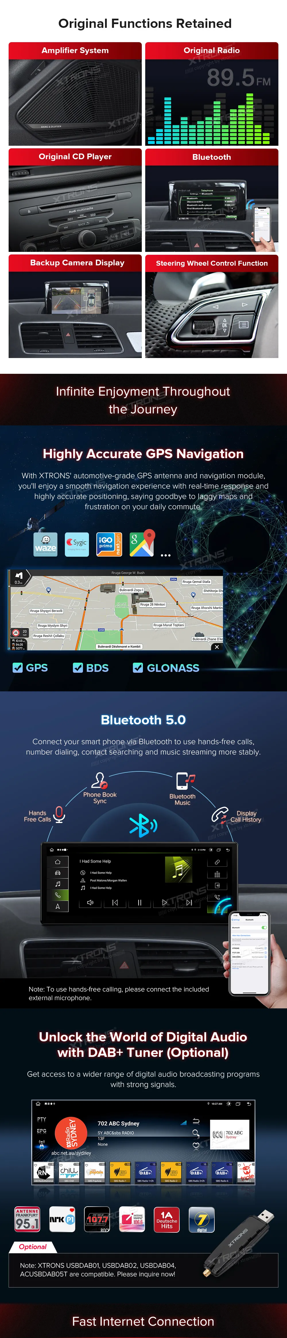 Audi Q3 MMI 3G+/RMC  | Android OS | 12.3 inch | 4GB/64GB/8Core | Multimedija Xtrons QLA23Q3